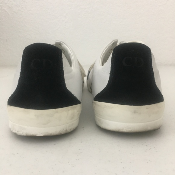 Dior Homme Mens Leather Sneakers Shoes Rare 45 - Picture 6 of 8